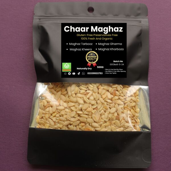 Chaar Maghaz Four Seeds -Maghaz Tarbooz , Maghaz Kharbooza , Maghaz Kheera , Maghaz Gharma-500